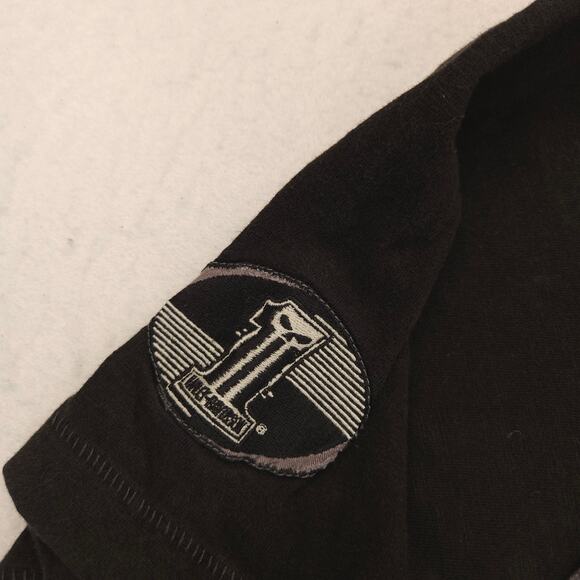 Harley Davidson Casual Button Collar Short Sleeve Shirt Mens Size XL Gray Black - Picture 4 of 10